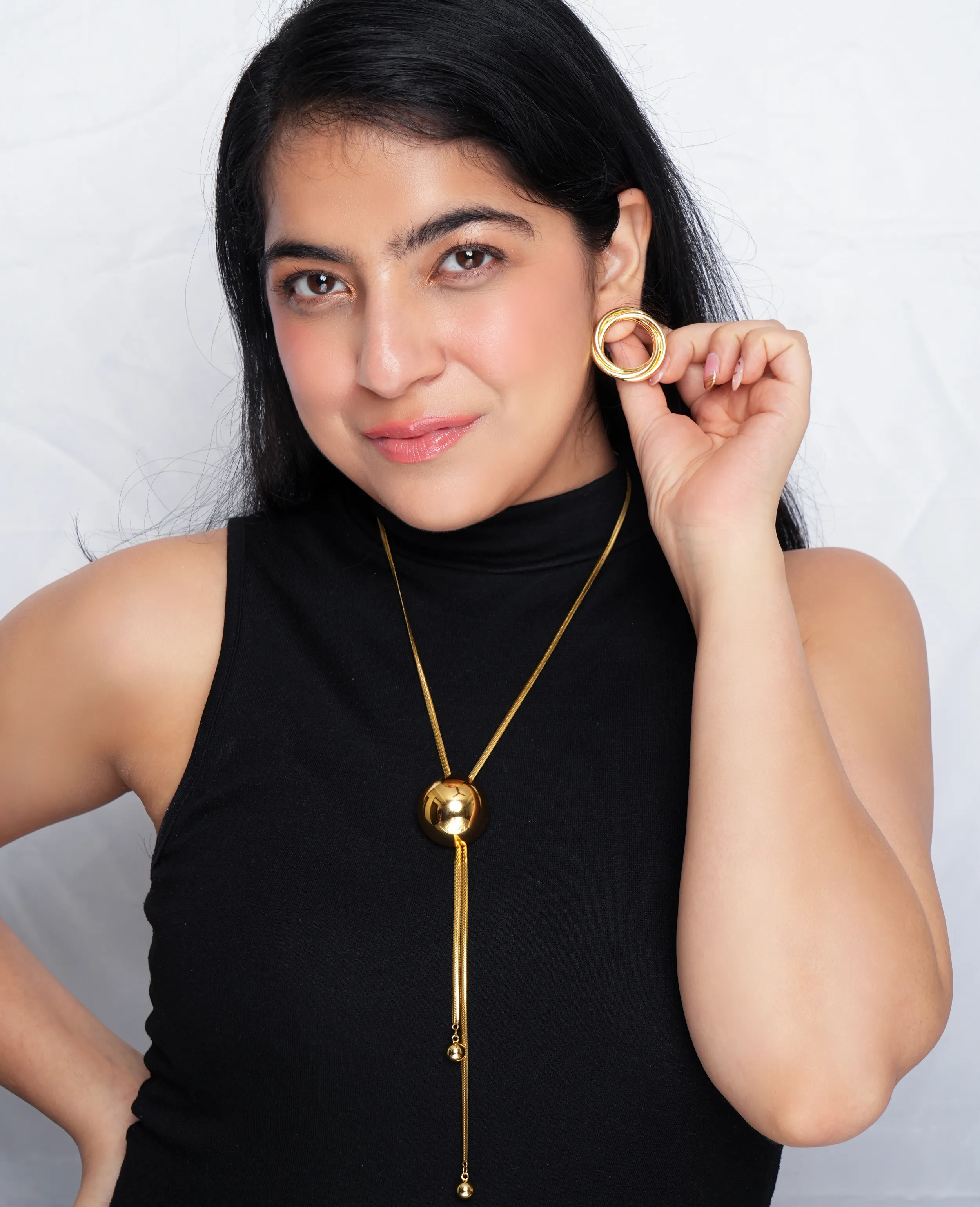Adjustable Tie Pattern Chain Pendant – Effortlessly Stylish & Versatile