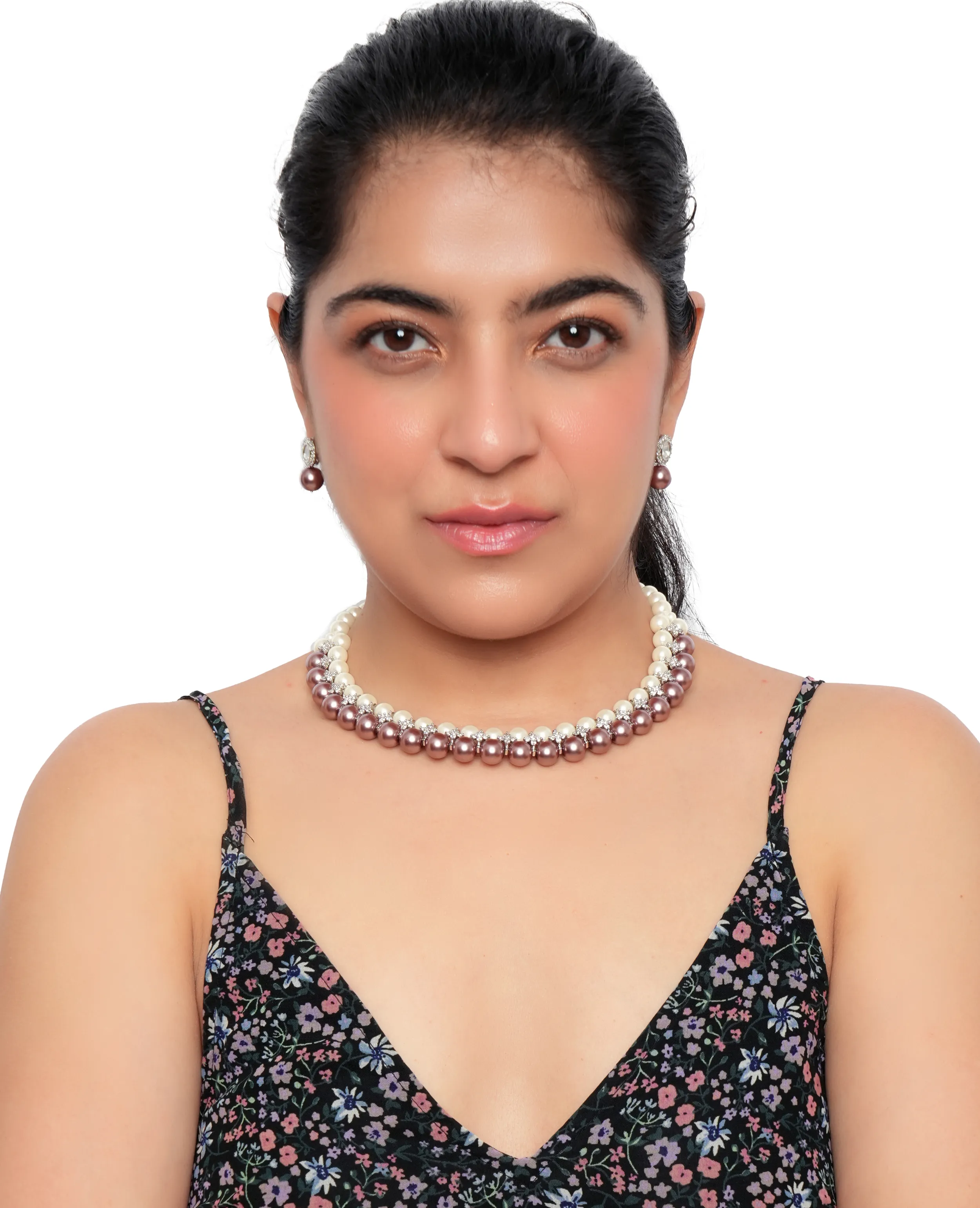 Two-Tone Elegance Pearl Necklace - Quality Guaranteed